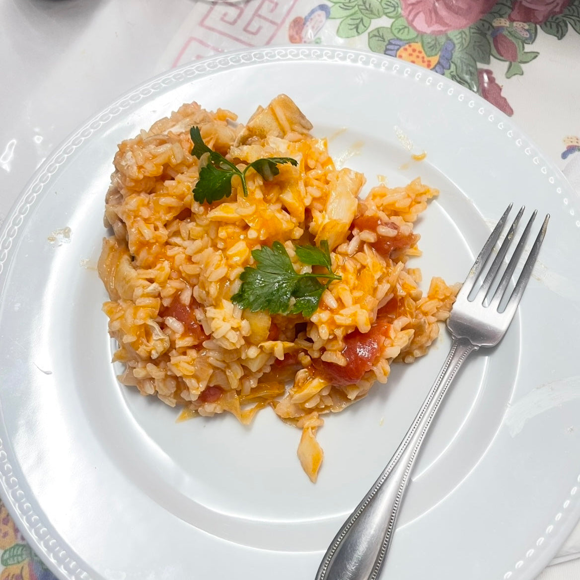 Old Grandpa Style Codfish Rice