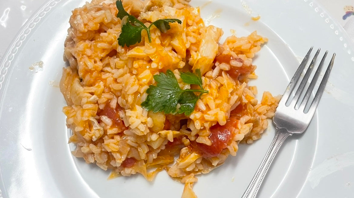 Old Grandpa Style Codfish Rice