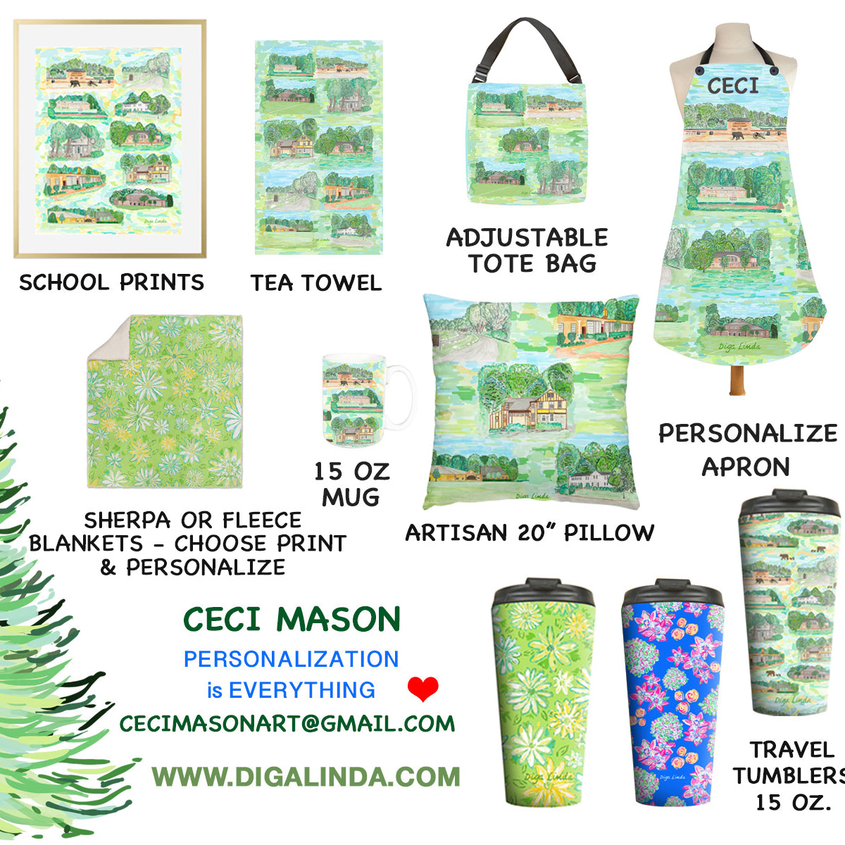 Landon Forever School print products