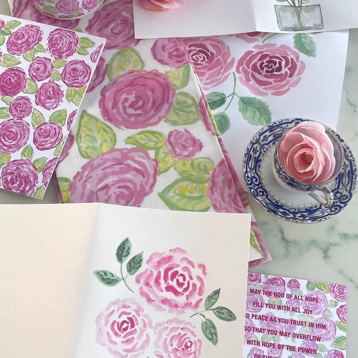 Roses: History, Meaning & Painted Live as Gifts Meant to Be Kept.