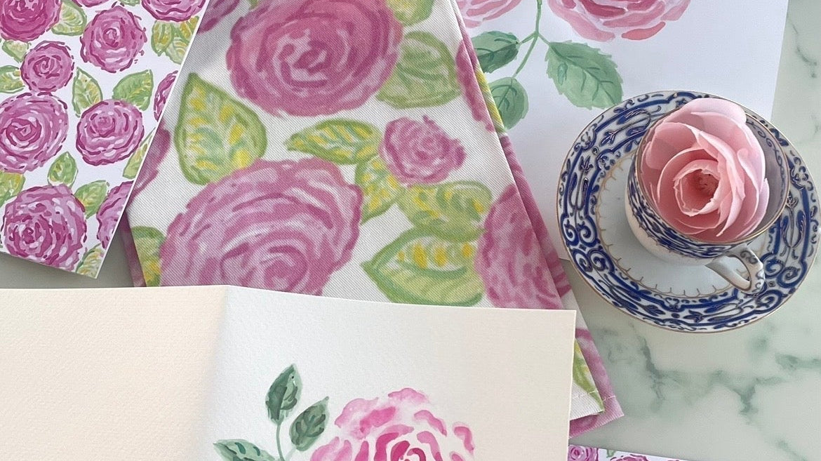 Roses: History, Meaning & Painted Live as Gifts Meant to Be Kept.