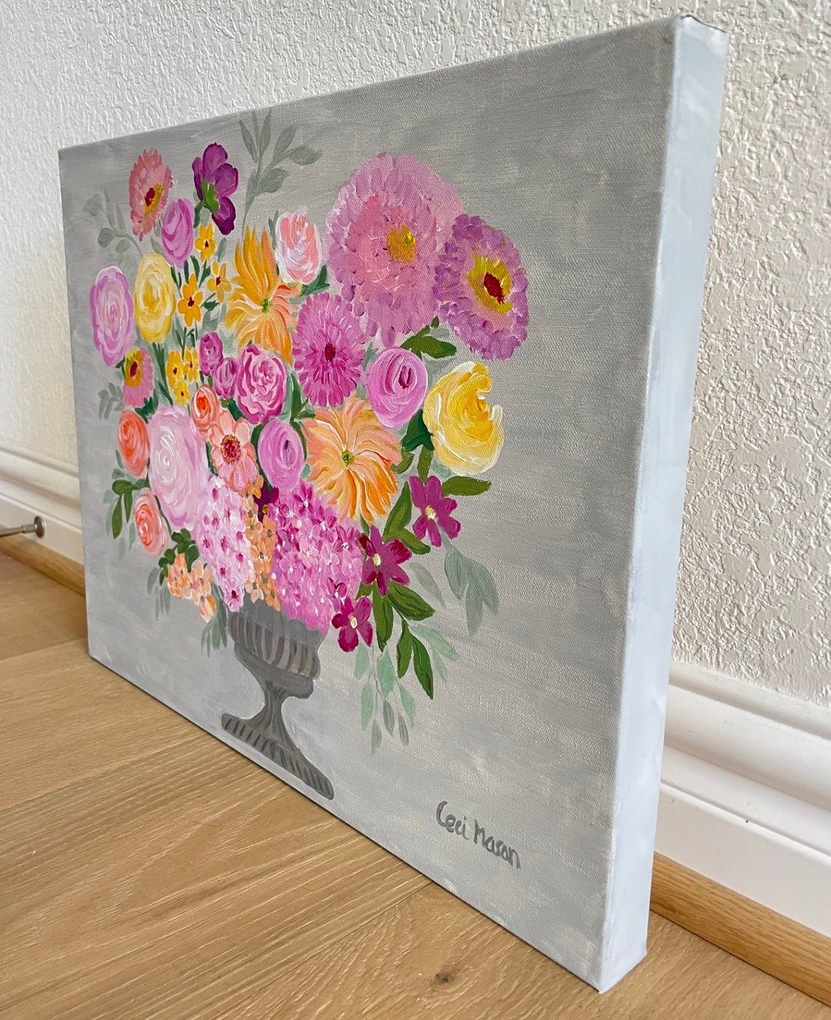 AMALIA Acrylic Painting by Ceci Mason