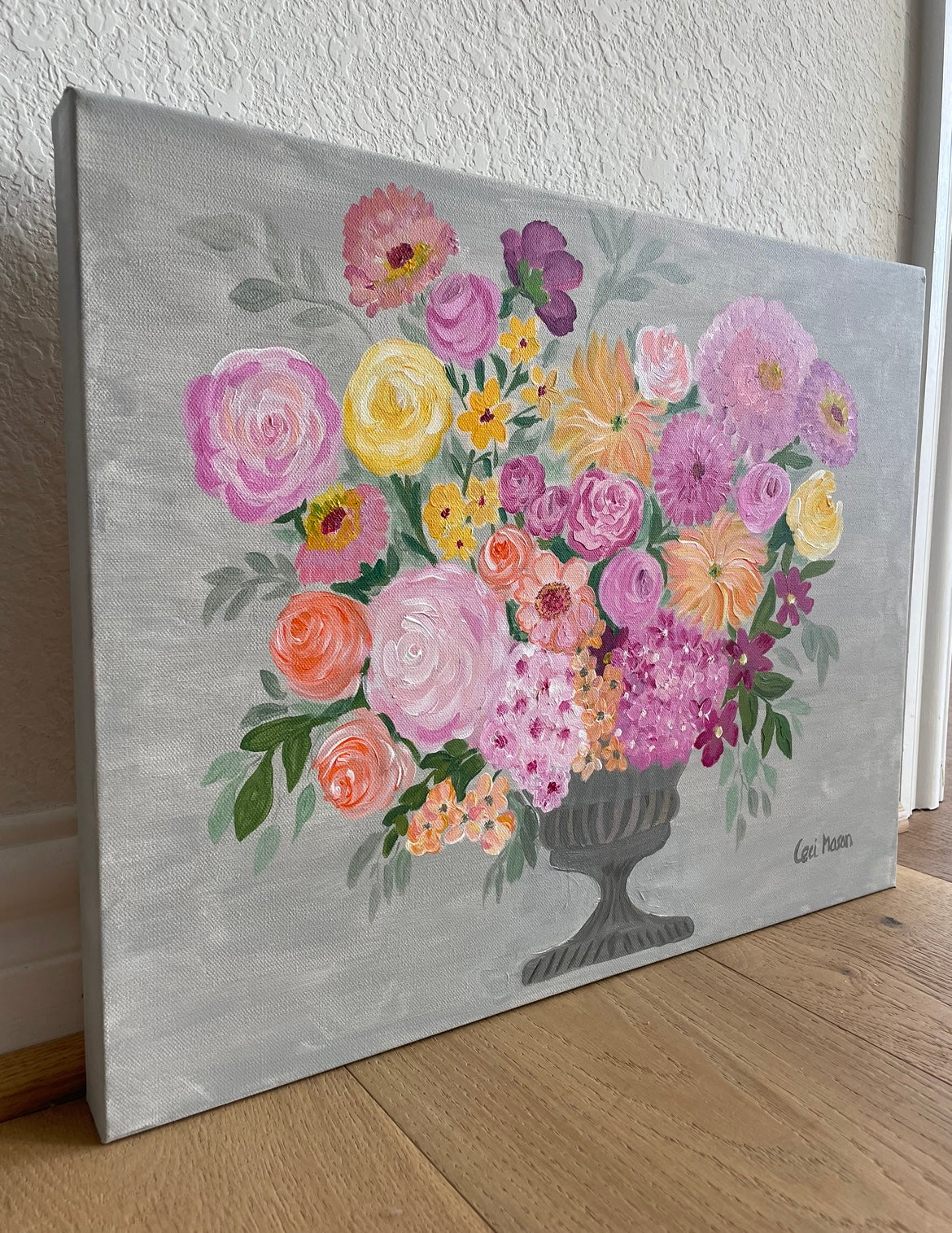 AMALIA Acrylic Painting by Ceci Mason