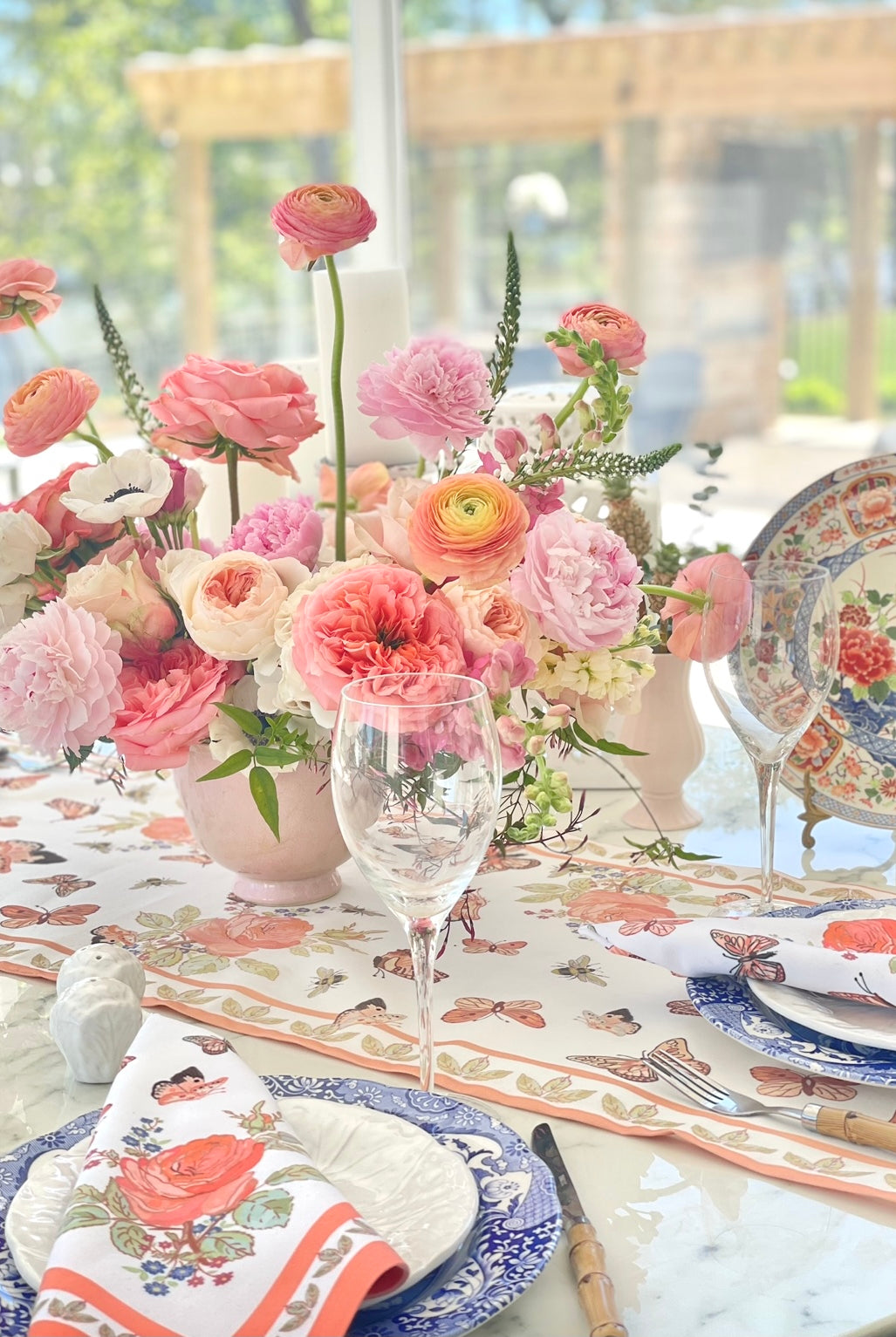 Antique Roses and Butterflies Table Runners by Diga Linda
