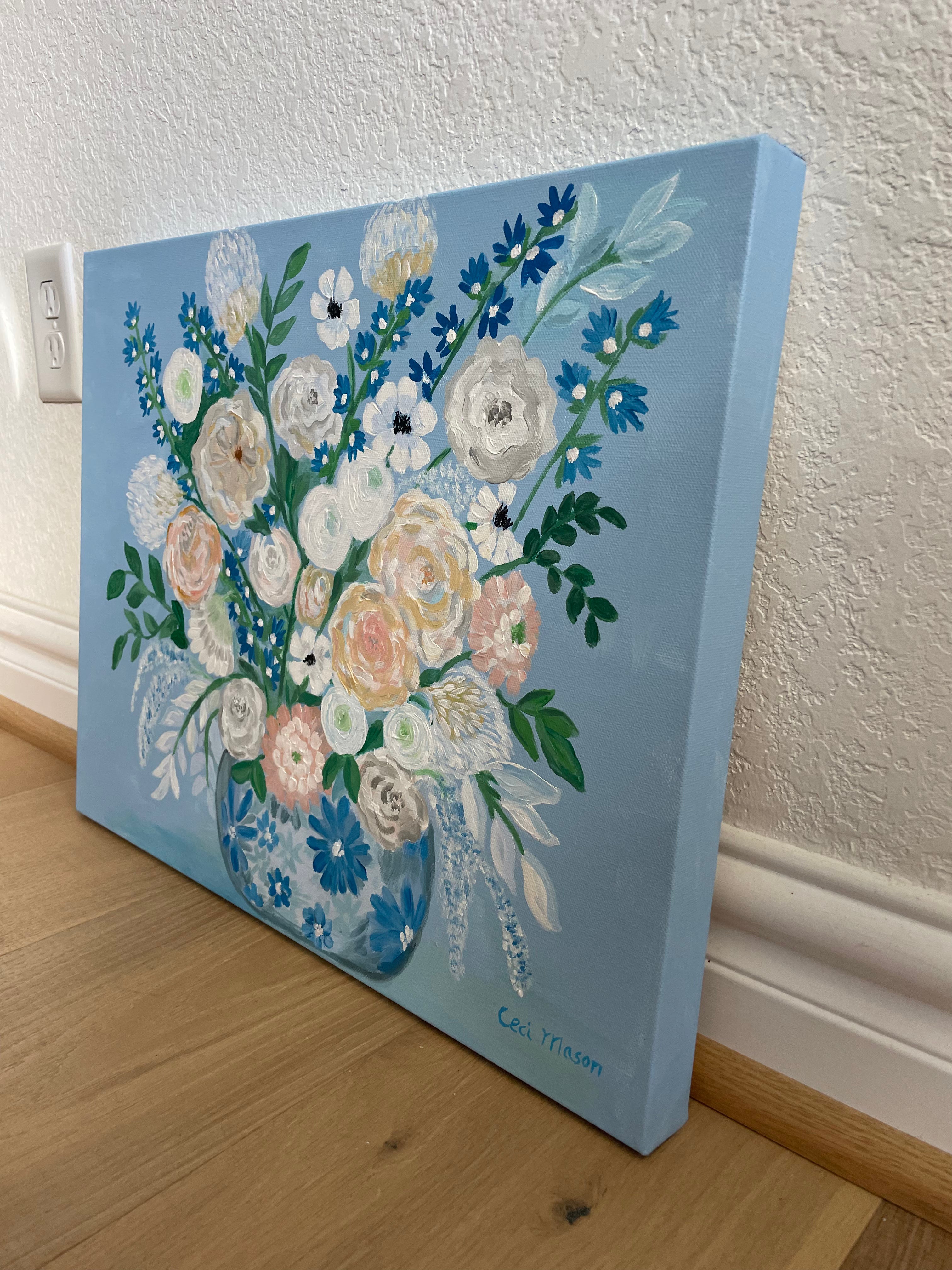 GRACE Acrylic Painting by Diga Linda