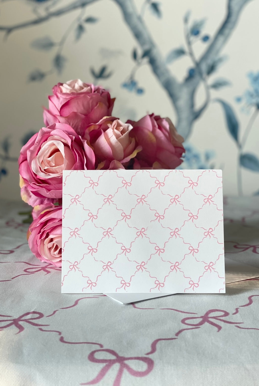 Rose Bow Folded Cards by Diga Linda