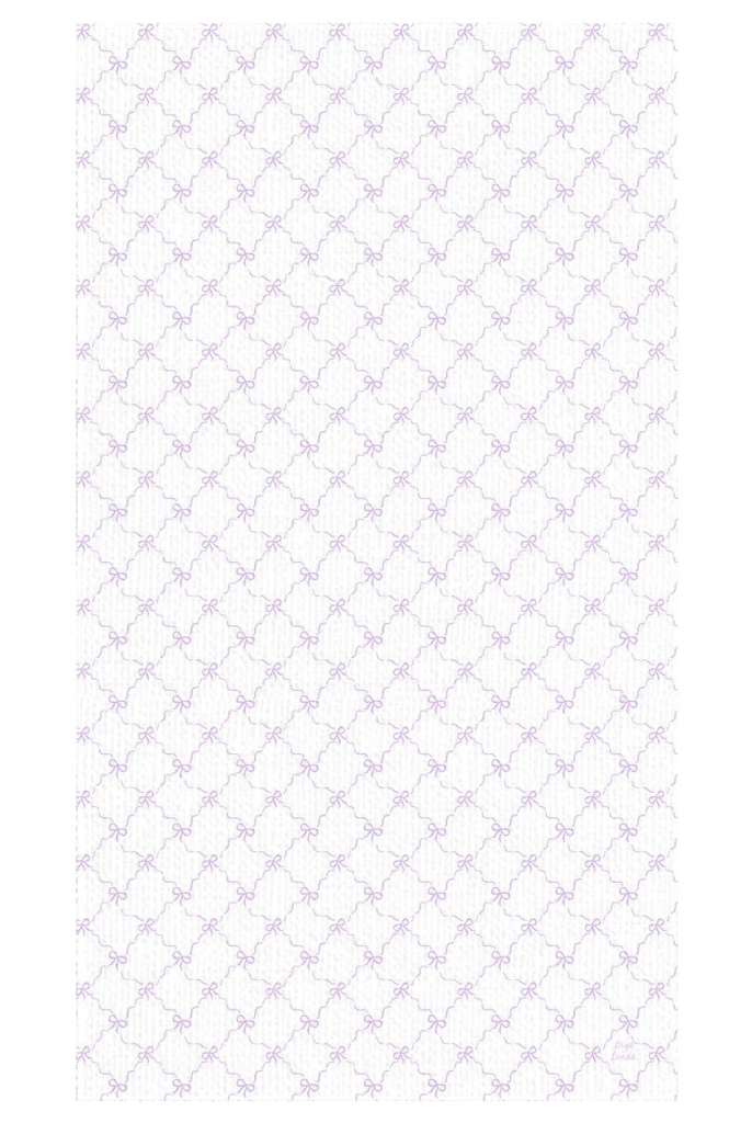 Lavender Bow Tablecloths