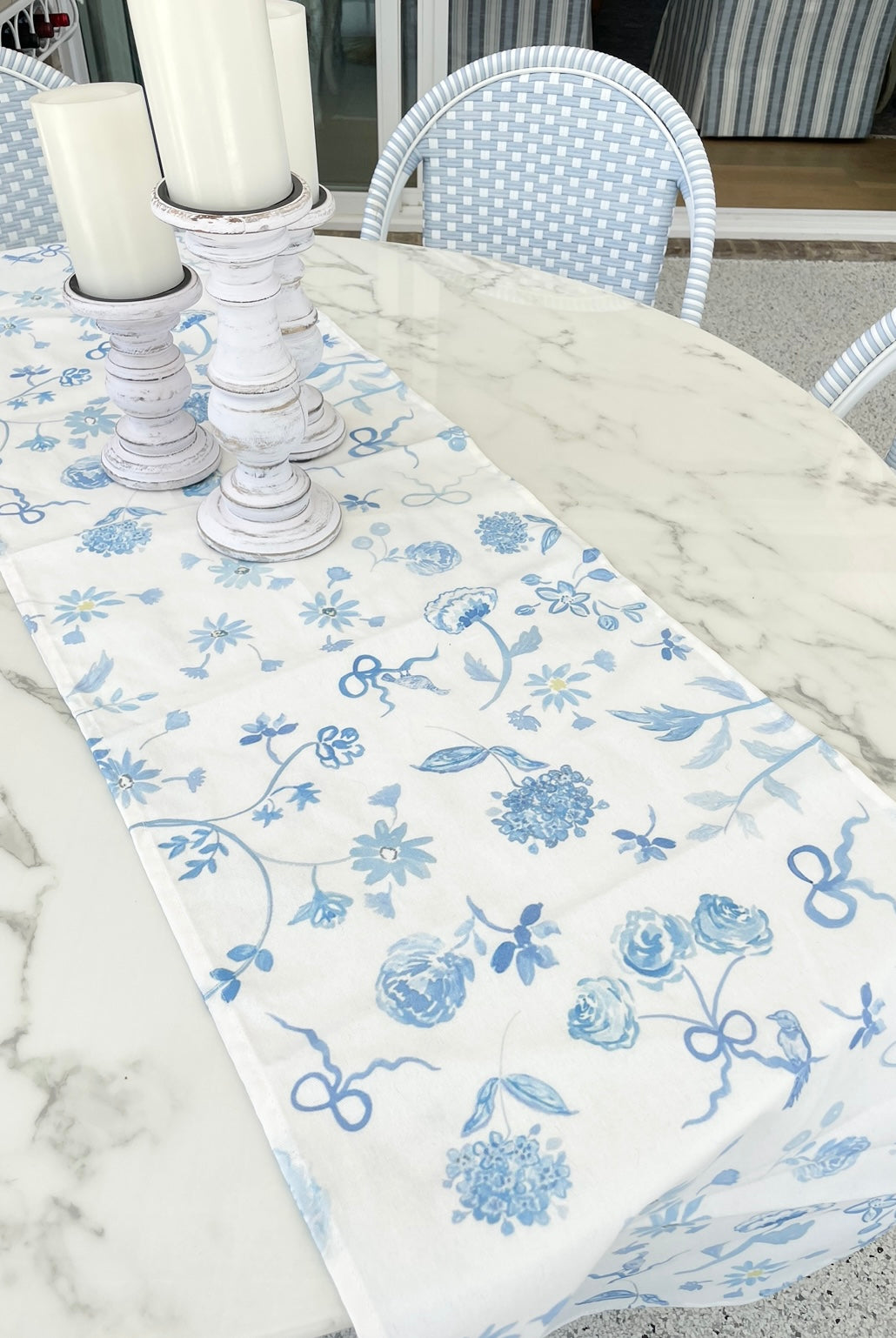Botanical Garden floral tablecloth by Diga Linda featuring decorative garden inspired botanical artwork