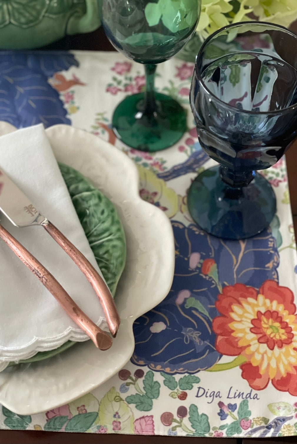 Tobacco Leaf Woven Placemats by Diga Linda