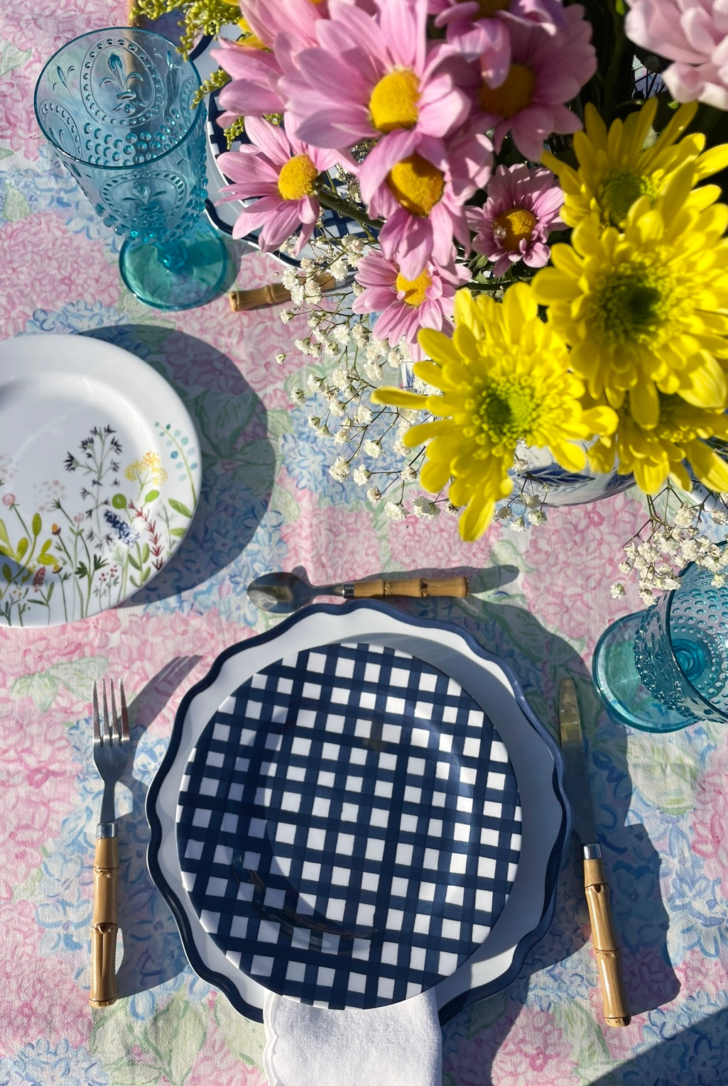 Hydrangea Paradise Tablecloths by Diga Linda