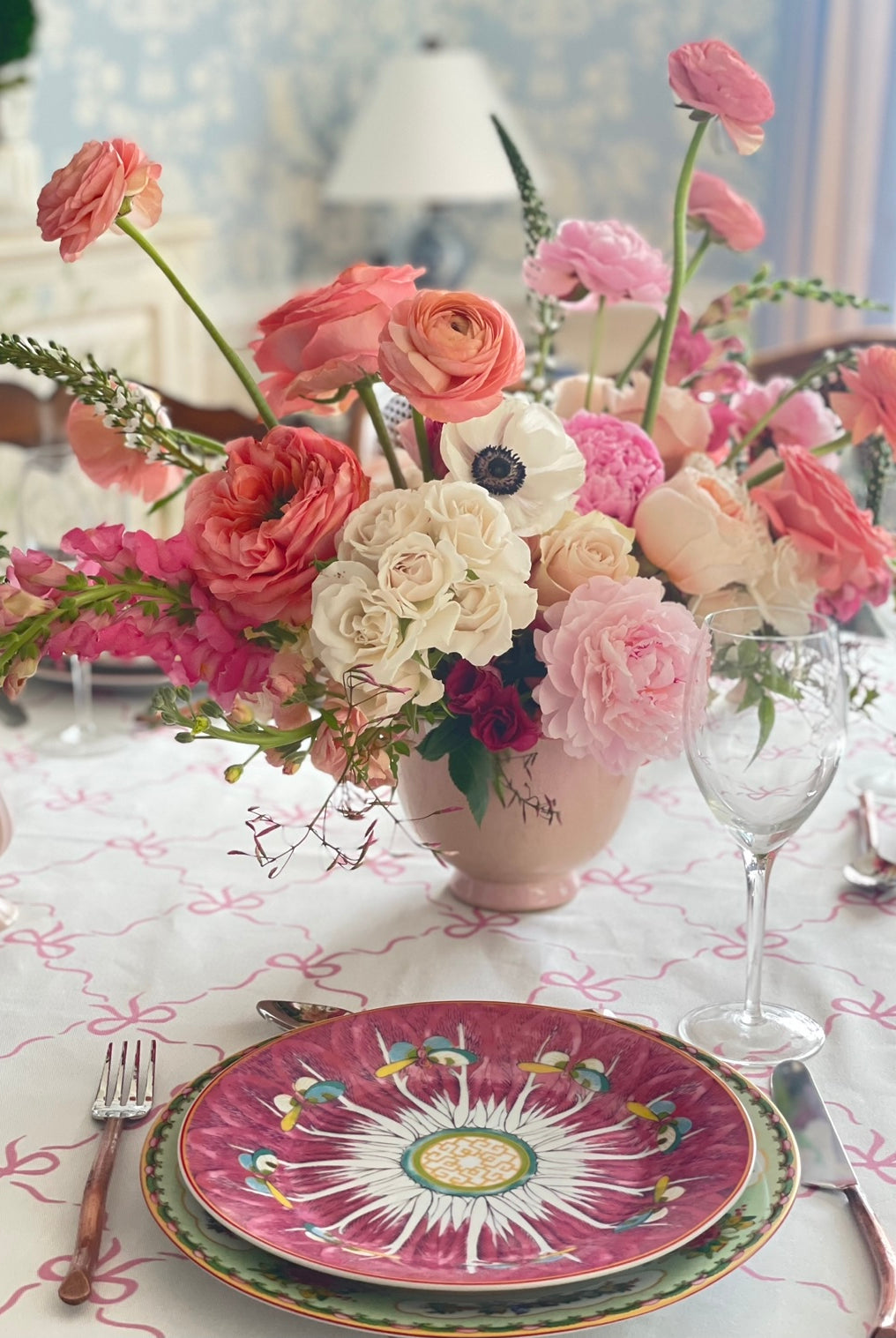 Rose Bow Tablecloths by Diga Linda
