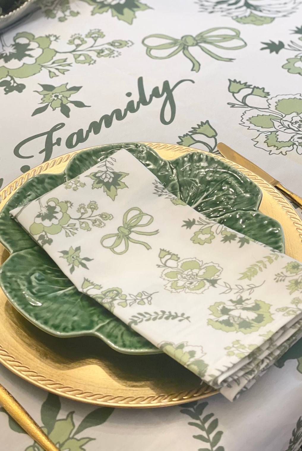 Linda's Garden Cloth Napkins (SAVE on 4)