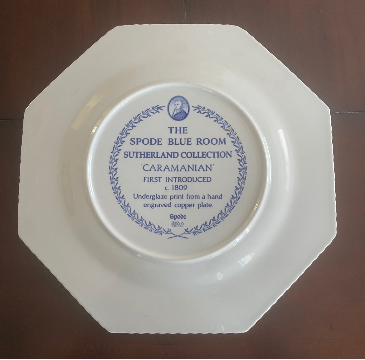 Spode Blue Room "Caramanian" Plate