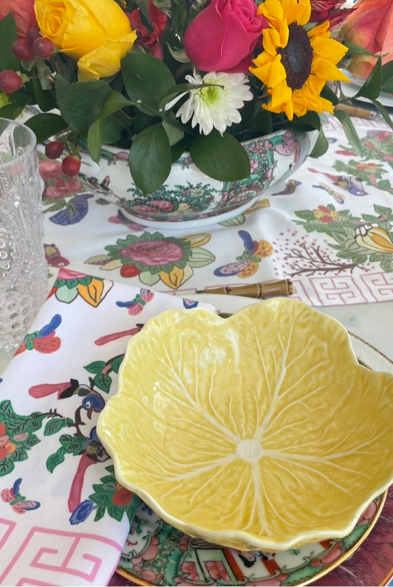 Famille Rose Antique Inspired Table Runners by Diga Linda