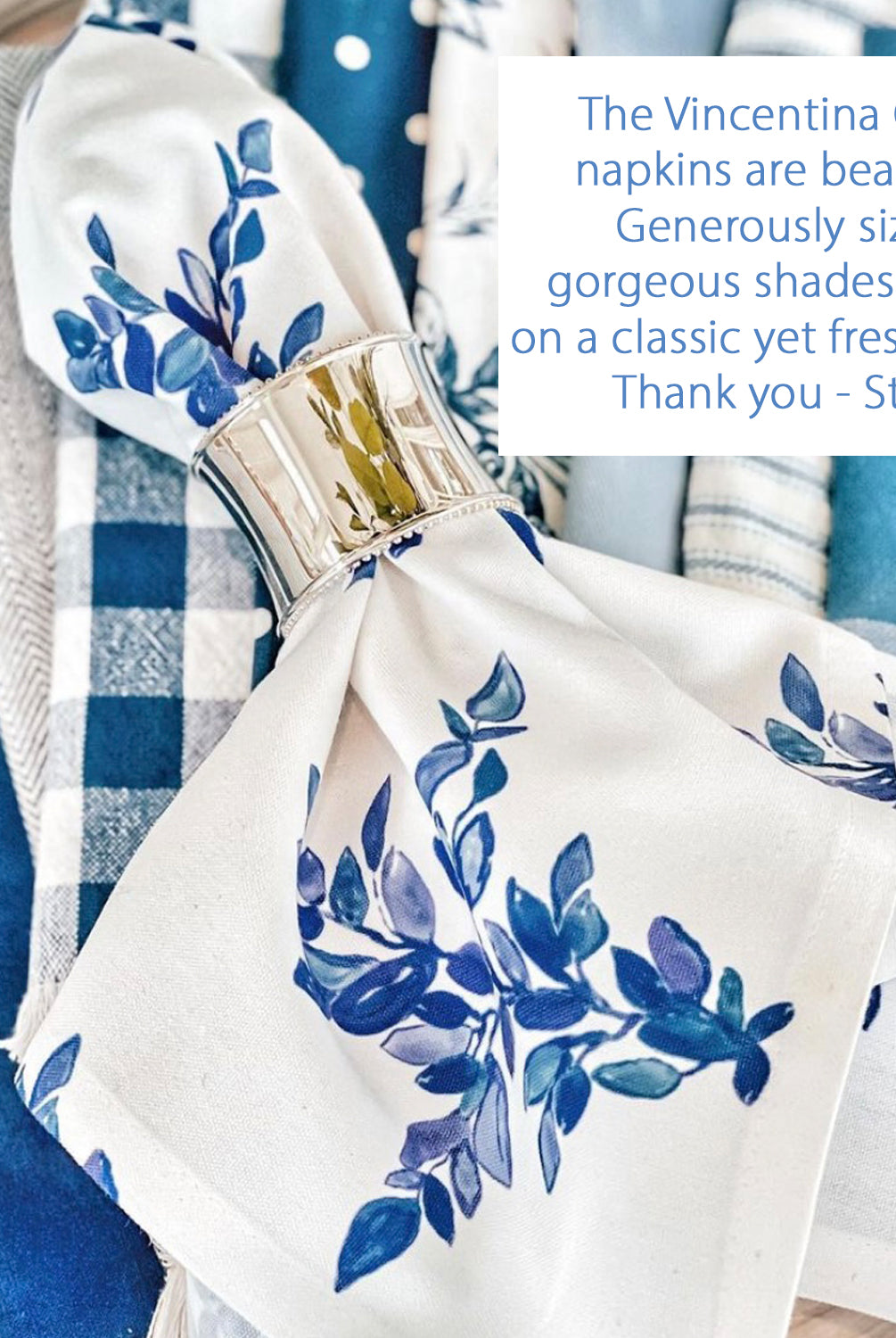 Vincentina Coast Napkins (set of 2)