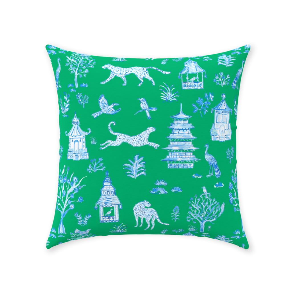 Chinoiserie Chic Jade Throw Pillows Chinoiserie Throw Pillow