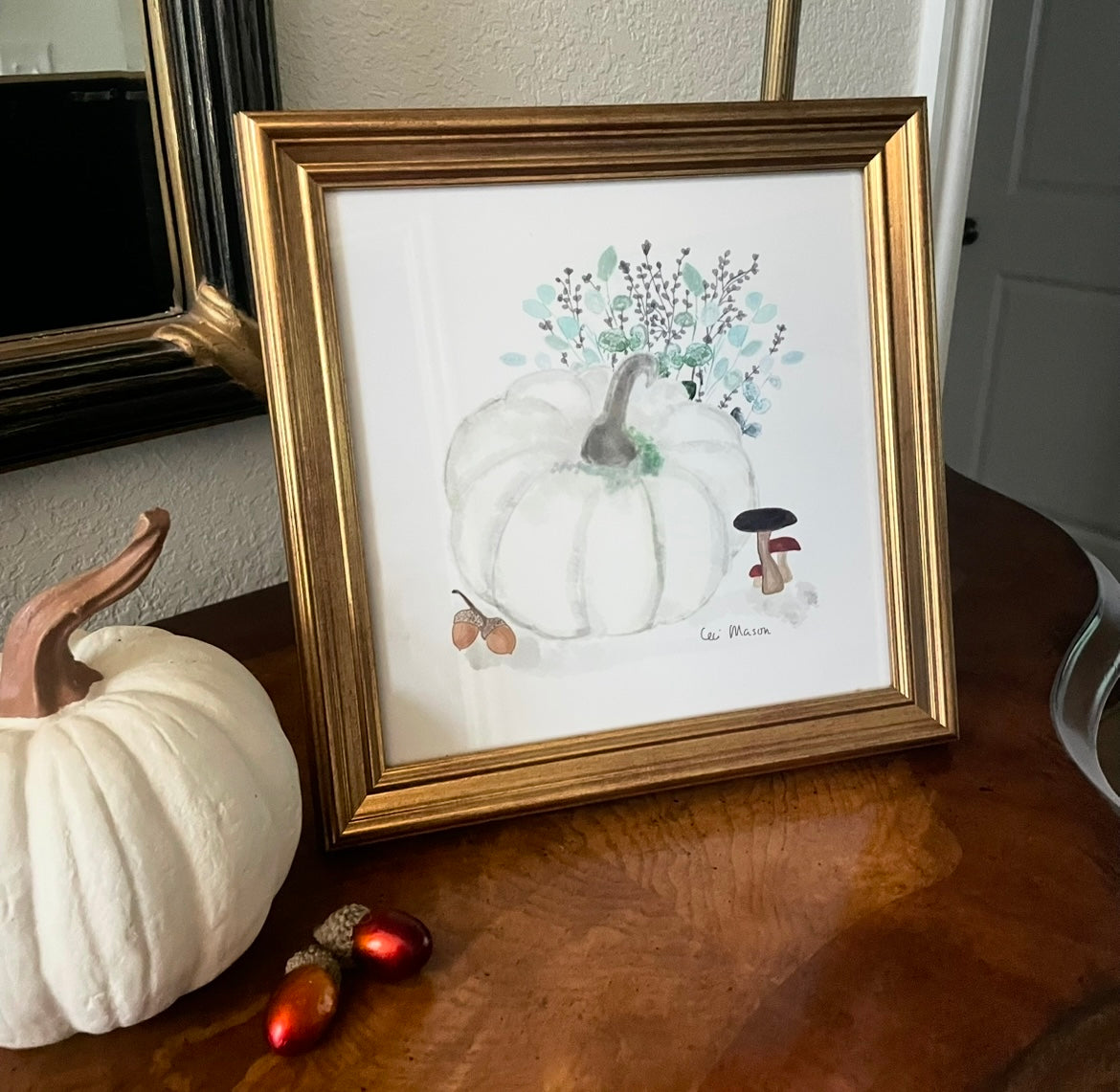 Framed Pumpkin Fine Art Prints