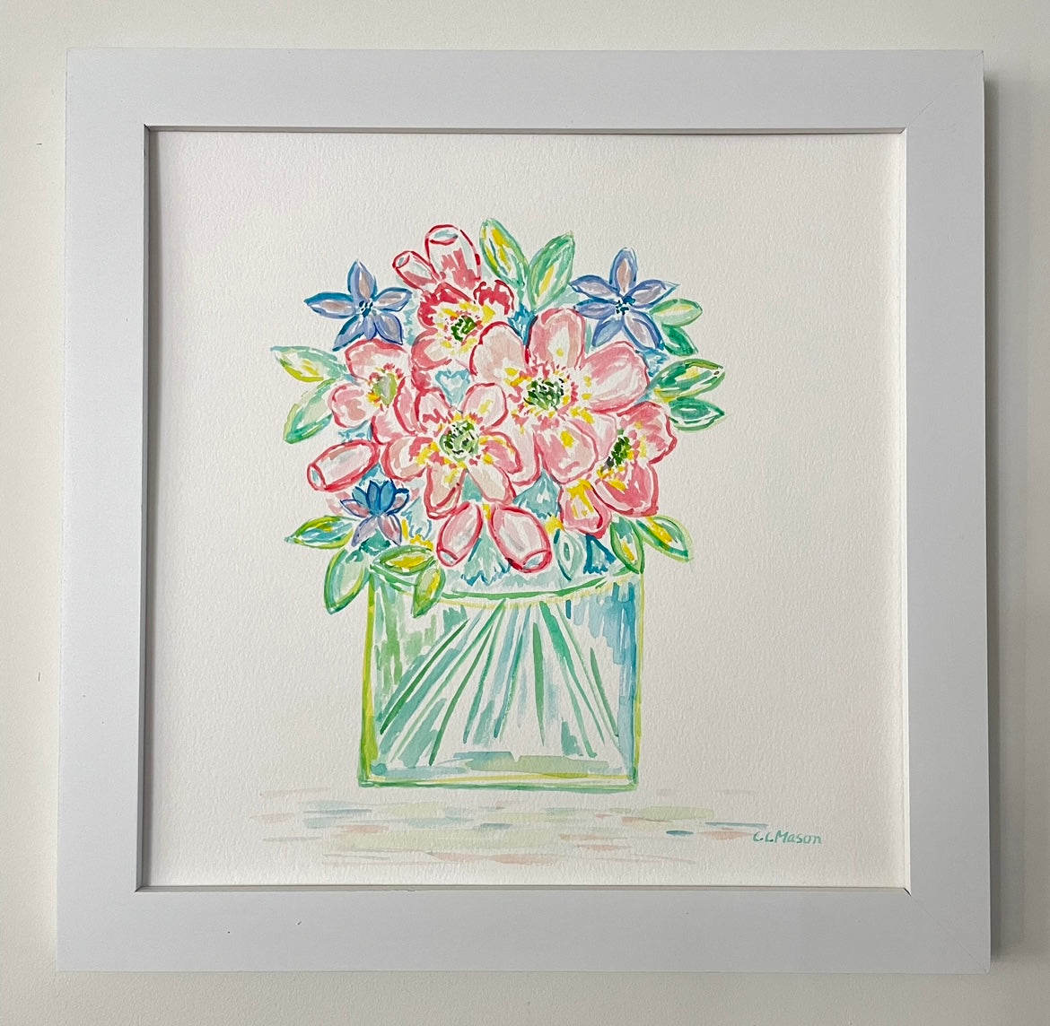 Original Watercolor Painting Love is Kind by Ceci Mason