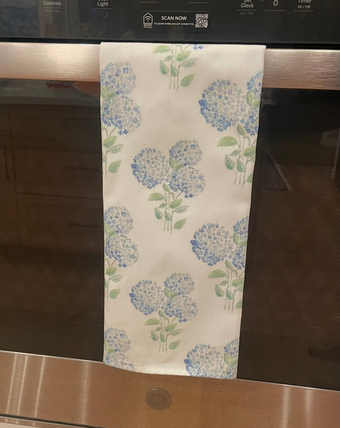 Blue Hydrangeas Tea Towels