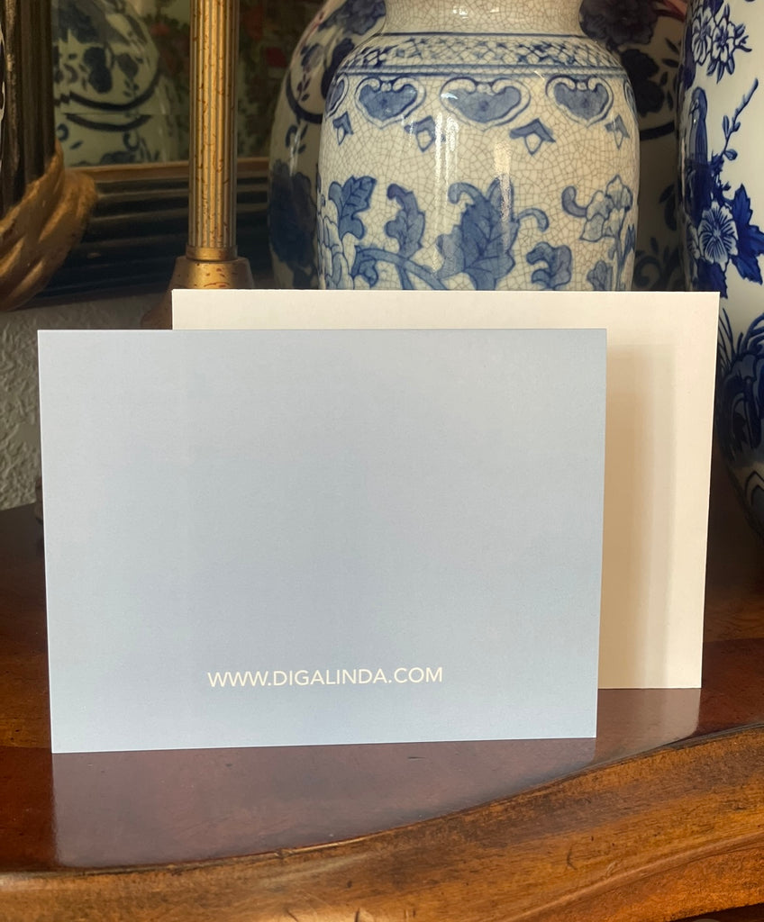 Casa Bela Blue and White tiles Folded Cards