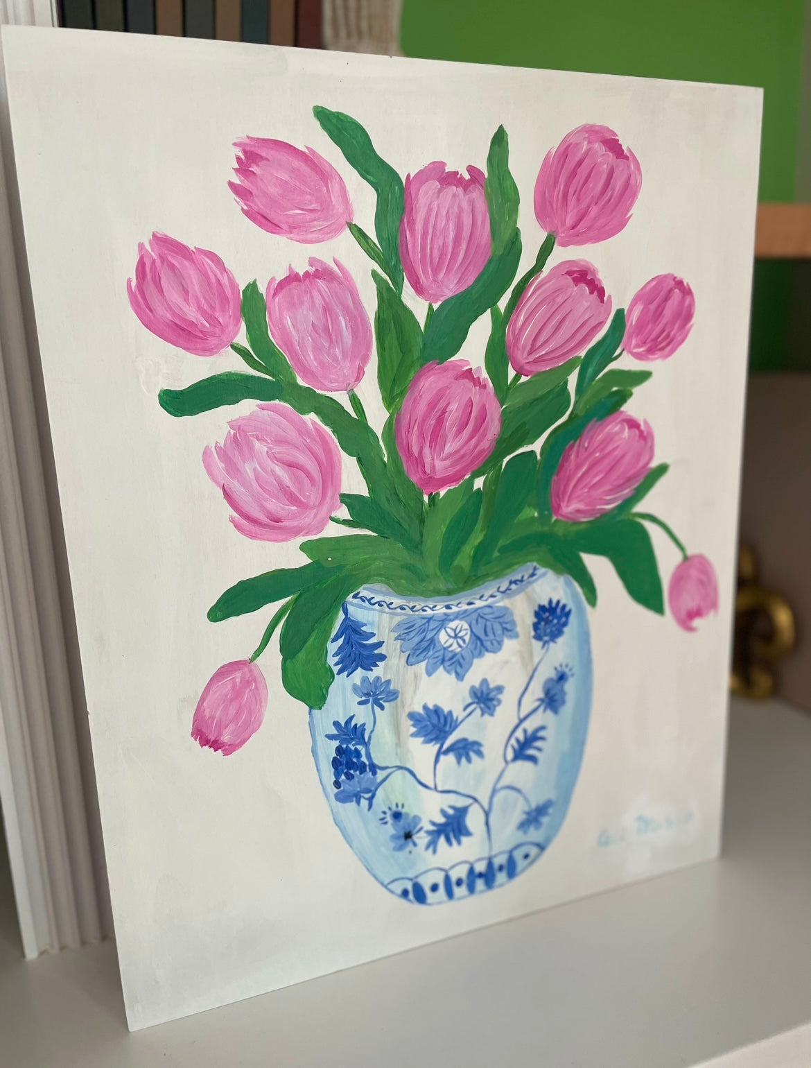 TULIP JOY Acrylic painting