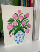 TULIPS GARDEN Acrylic Painting