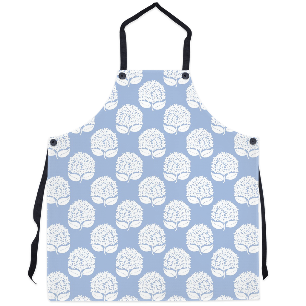 Chapple Chandler white hydrangeas apron