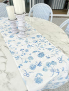 Botanical Garden floral tablecloth by Diga Linda featuring decorative garden inspired botanical artwork