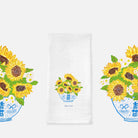 Double Happiness Sunflowers Tea Towel/Four Sack