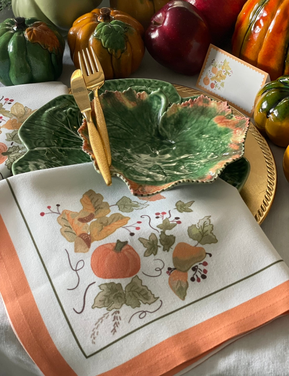 Fall Harvest Napkins (set of 2)