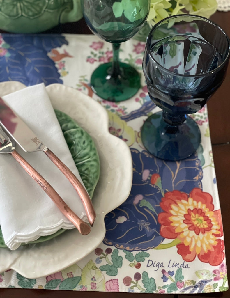 Tobacco Leaf Woven Placemats by Diga Linda