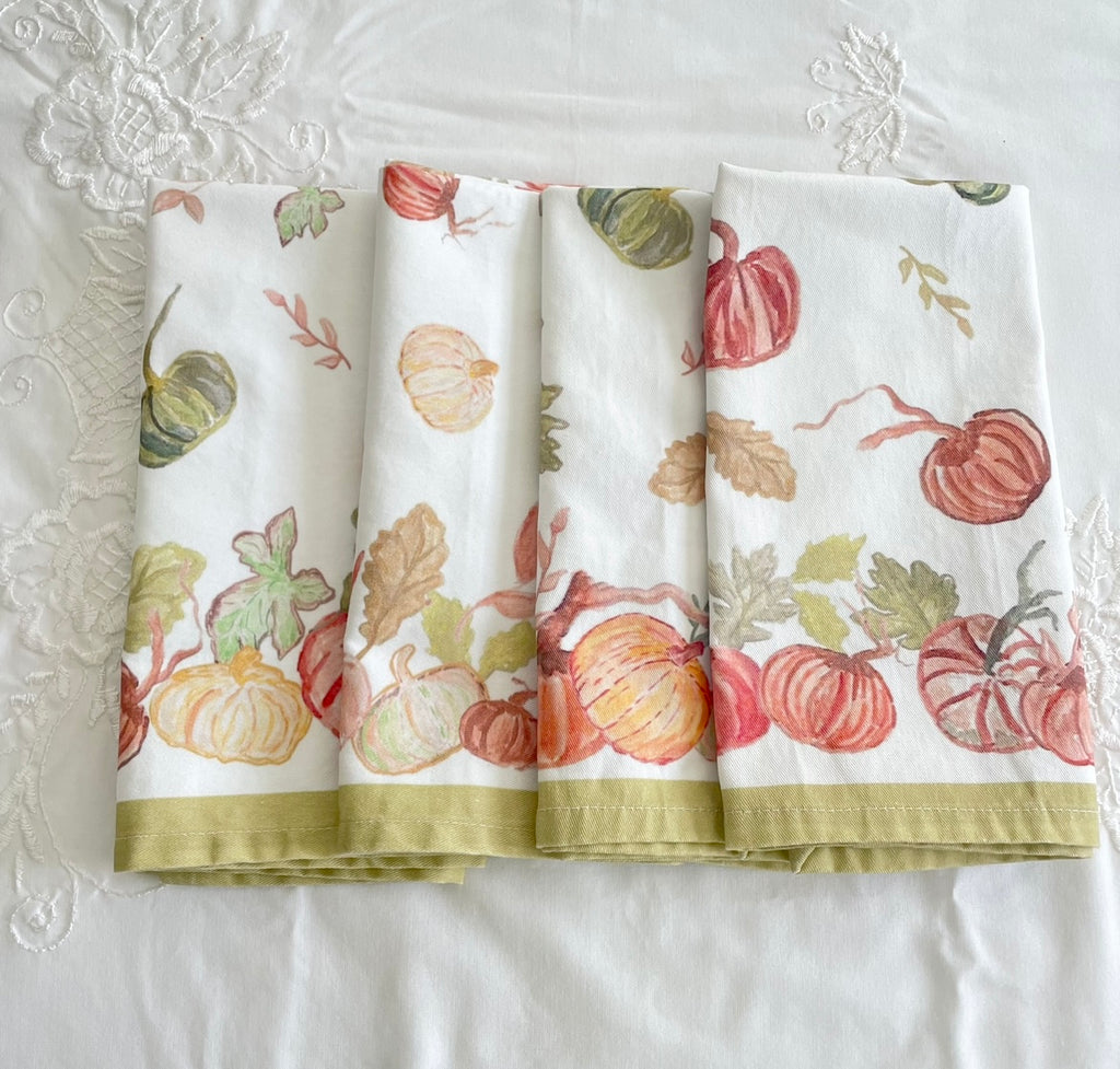 Give Thanks Cloth Tea Towel/Napkin (SAVE on 4) by Diga Linda