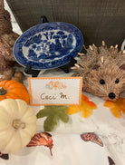 Fall Pumpkins Folding Place Cards