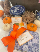 Fall Pumpkins Folding Place Cards