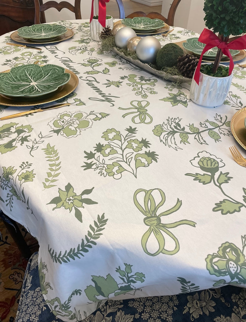 Custom Linda's Garden Tablecloth