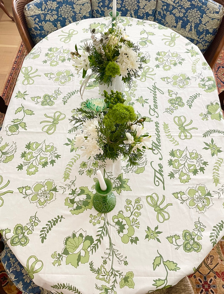 Custom Linda's Garden Tablecloth