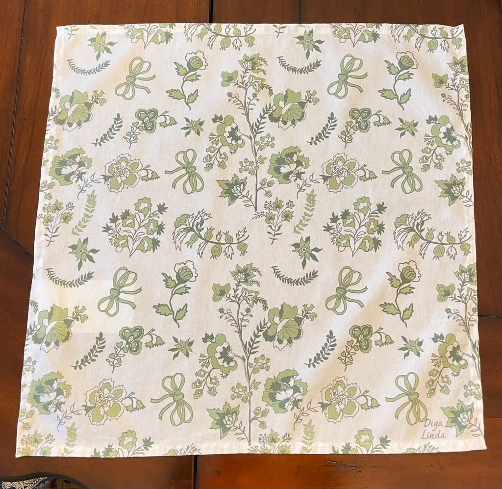 Linda's Garden Cloth Napkins (SAVE on 4)