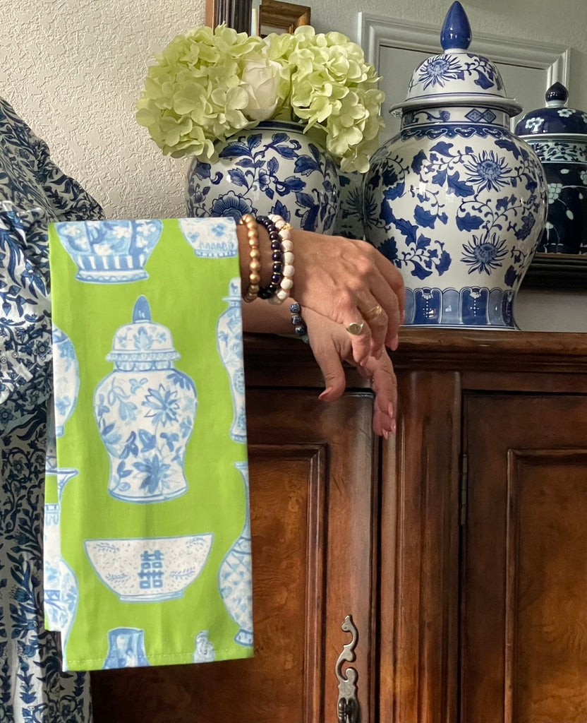 Kelly's Chinoiserie Tea Towels