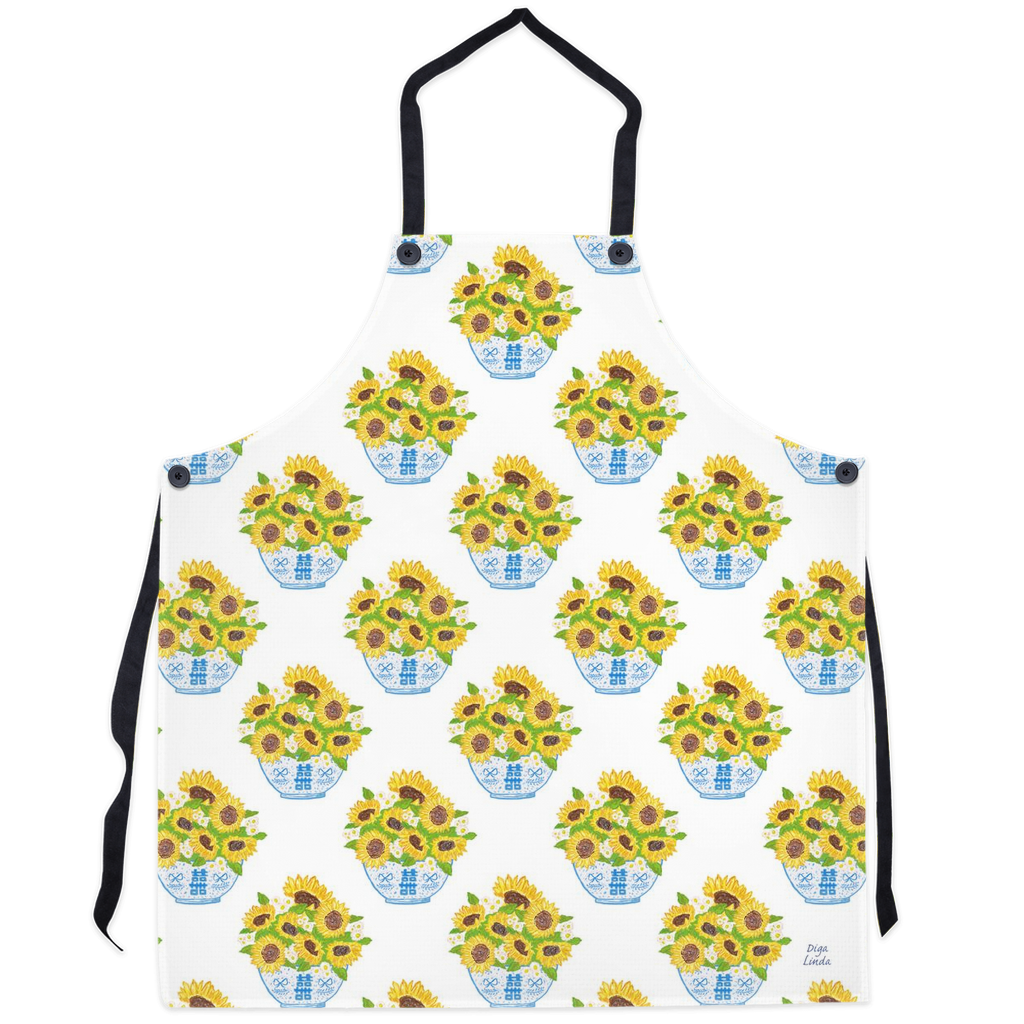 Double Happiness Sunflowers Aprons