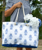 Chinoiserie Floral Weekender Bag